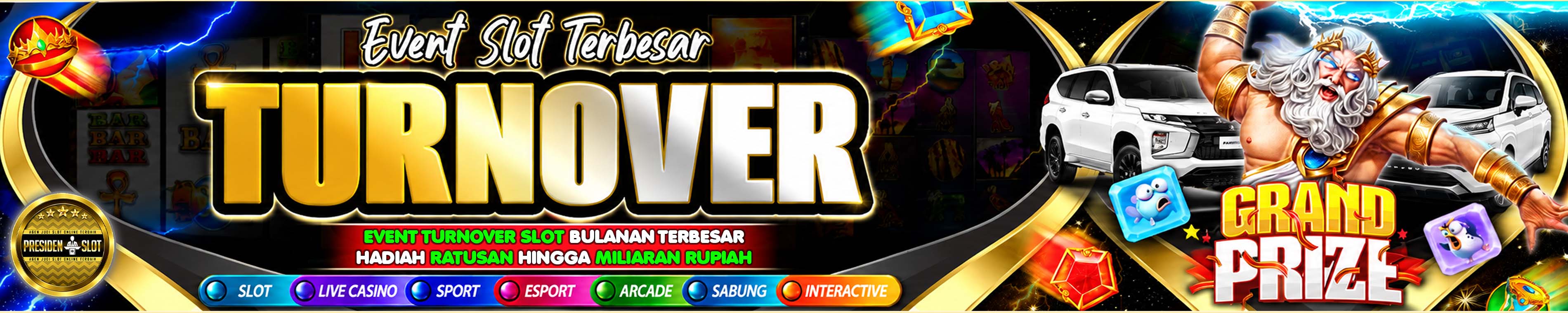 EVENT TURNOVER - WEB PRESIDENSLOT